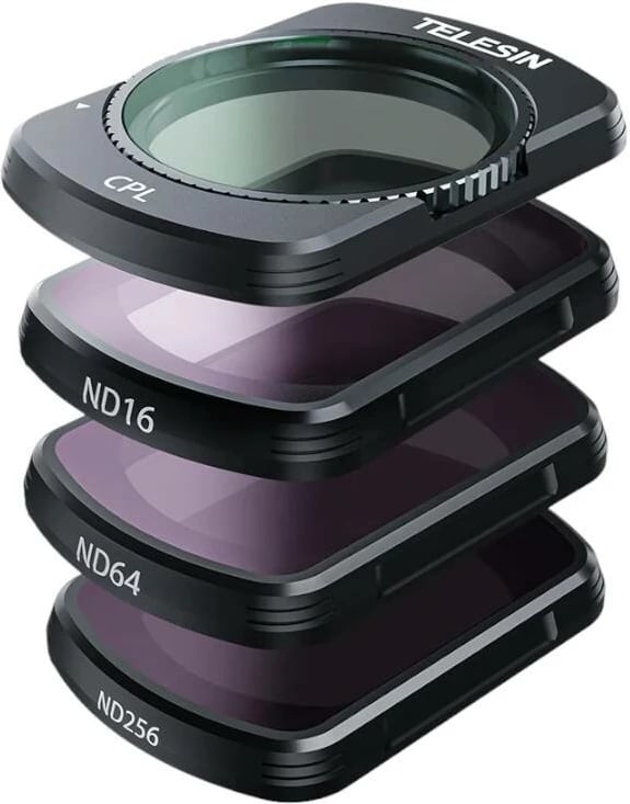 Set filtrash Telesin S5-FLT-03 për DJI Osmo Pocket 3, CPL + ND16/64/256