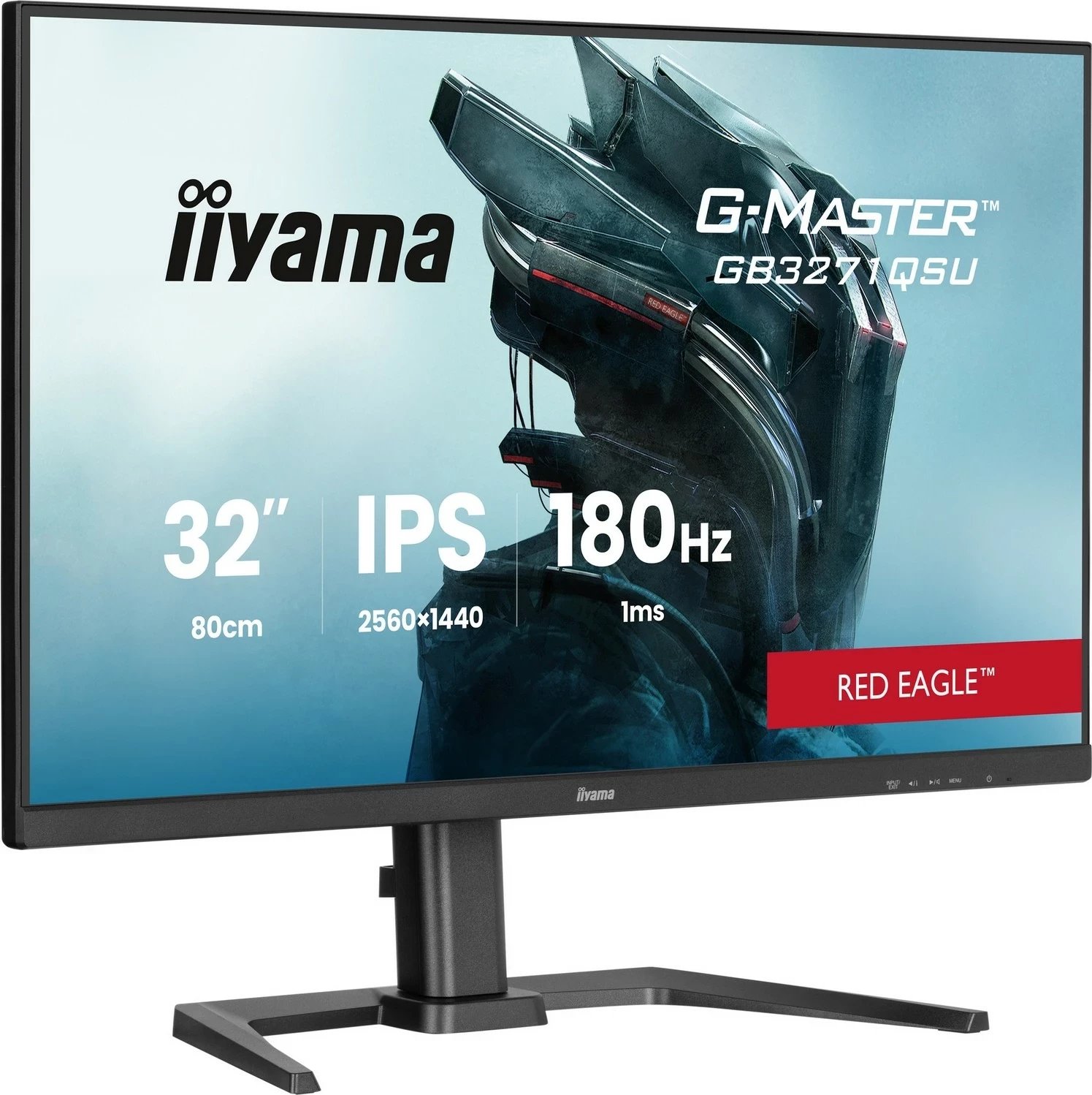Monitor iiyama G-Master GB3271QSU-B2, 31.5 inch, QHD, 180Hz, IPS, i zi