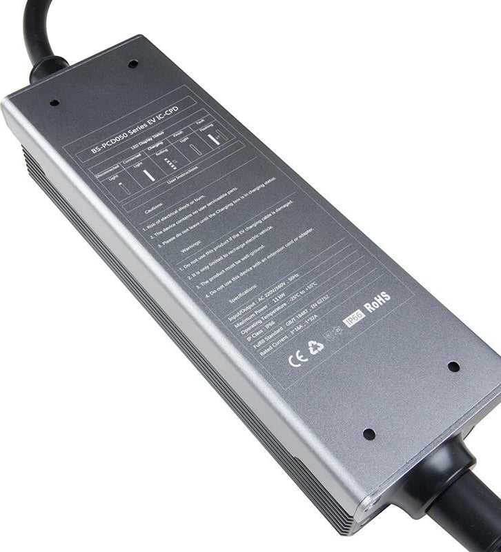 Karikues portativ për makina elektrike Besen PCD050, me adapterë të ndryshëm
