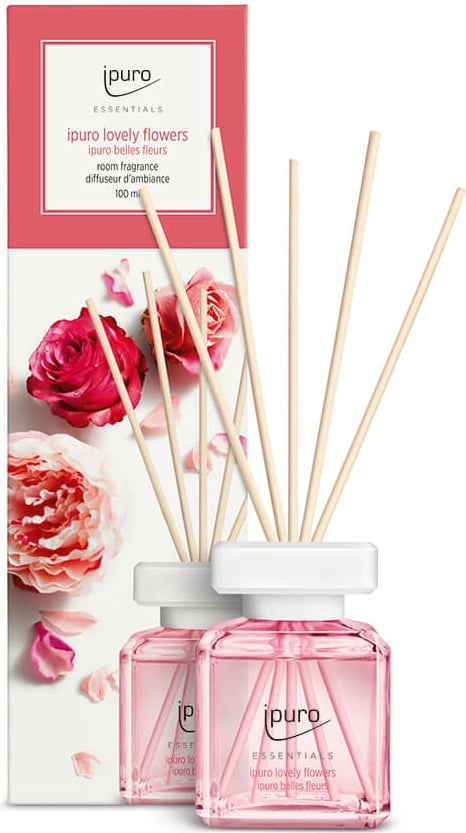 Aromë dhome Lovely Flowers, qelq, 100ml, 6x7x23cm