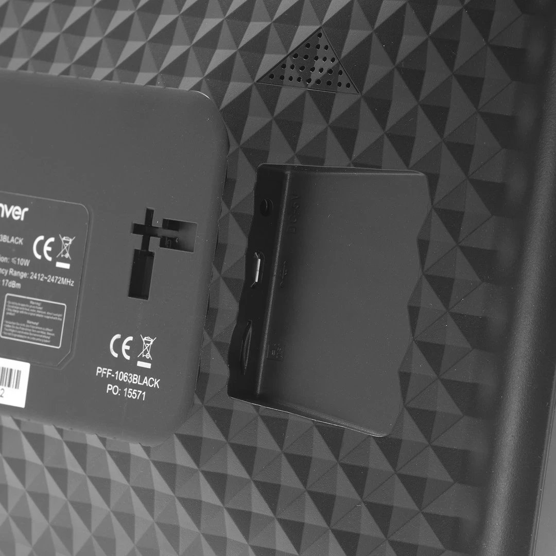 Kornizë digjitale Denver PFF-1063BLACK, 10.1", 16 GB, IPS, Wi-Fi, E zezë