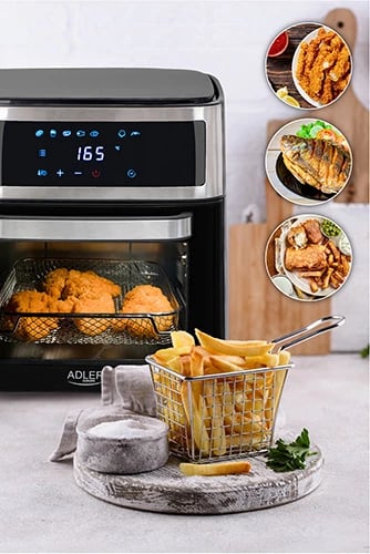 furrë ajri 8-në-1, Adler, AD 6309, 13 L, 1700W (maks 2500W), 40–200°C