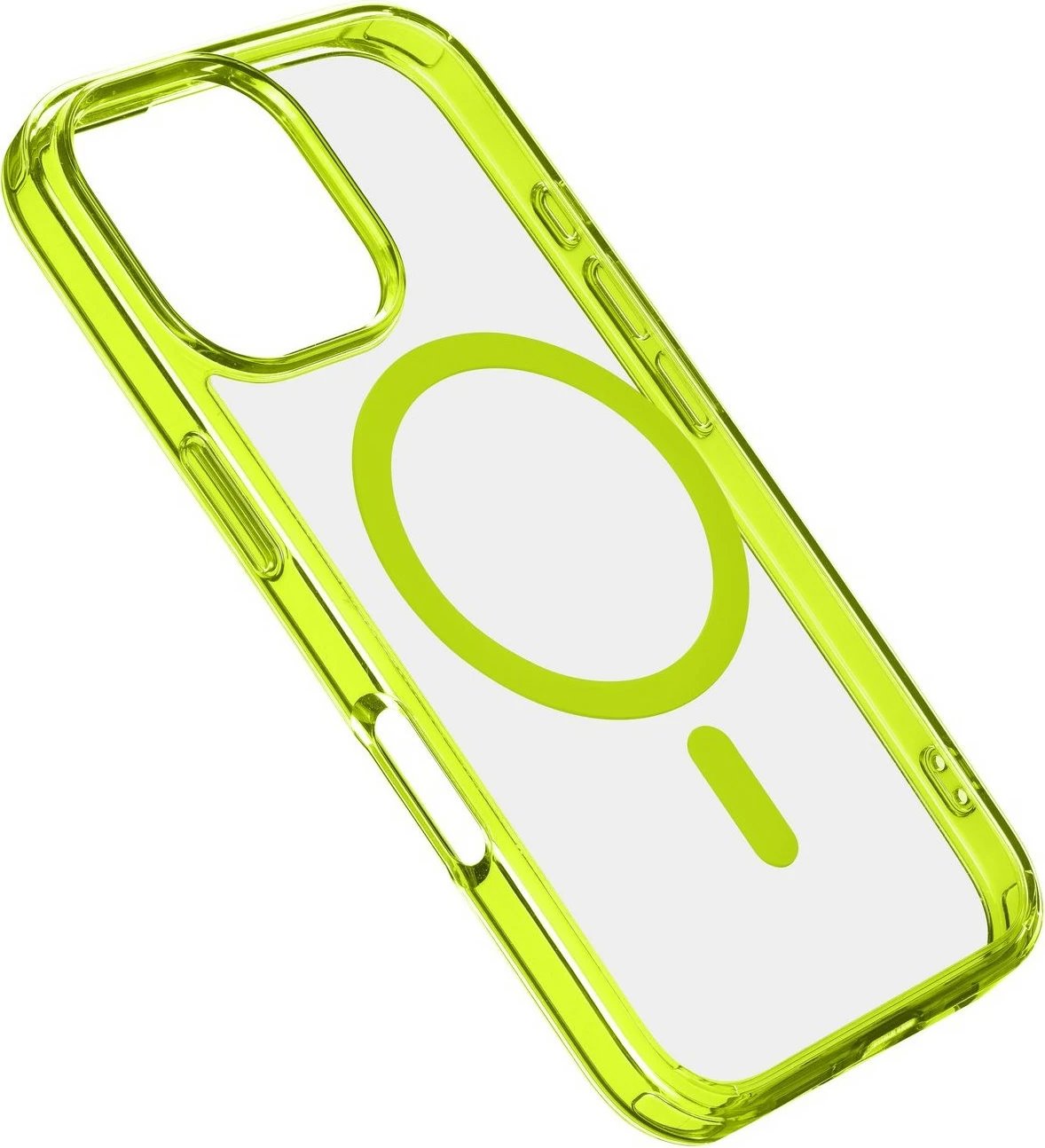 Mbështjellës Cellular Line ICONIC MAG për iPhone 16 Pro, MagSafe, lime