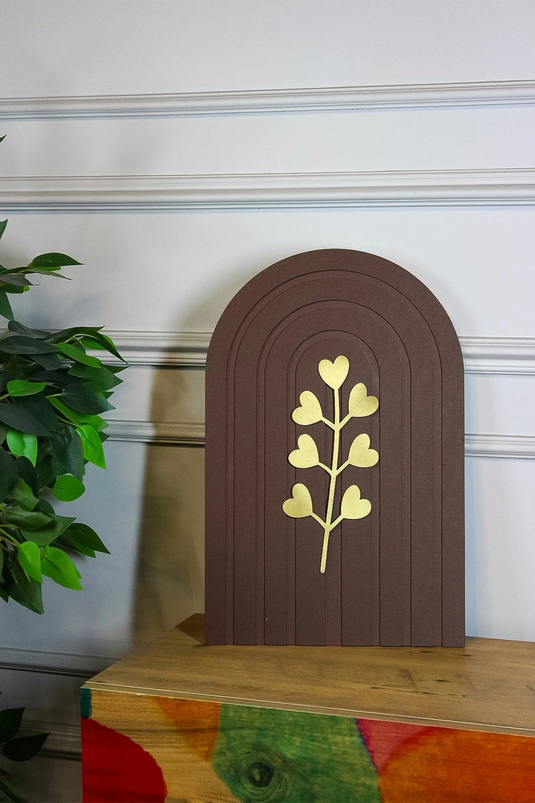 Pikturë dekorative, shumëngjyrëshe, Wallity, Ersy3Doval6-3045, 30x45x2cm