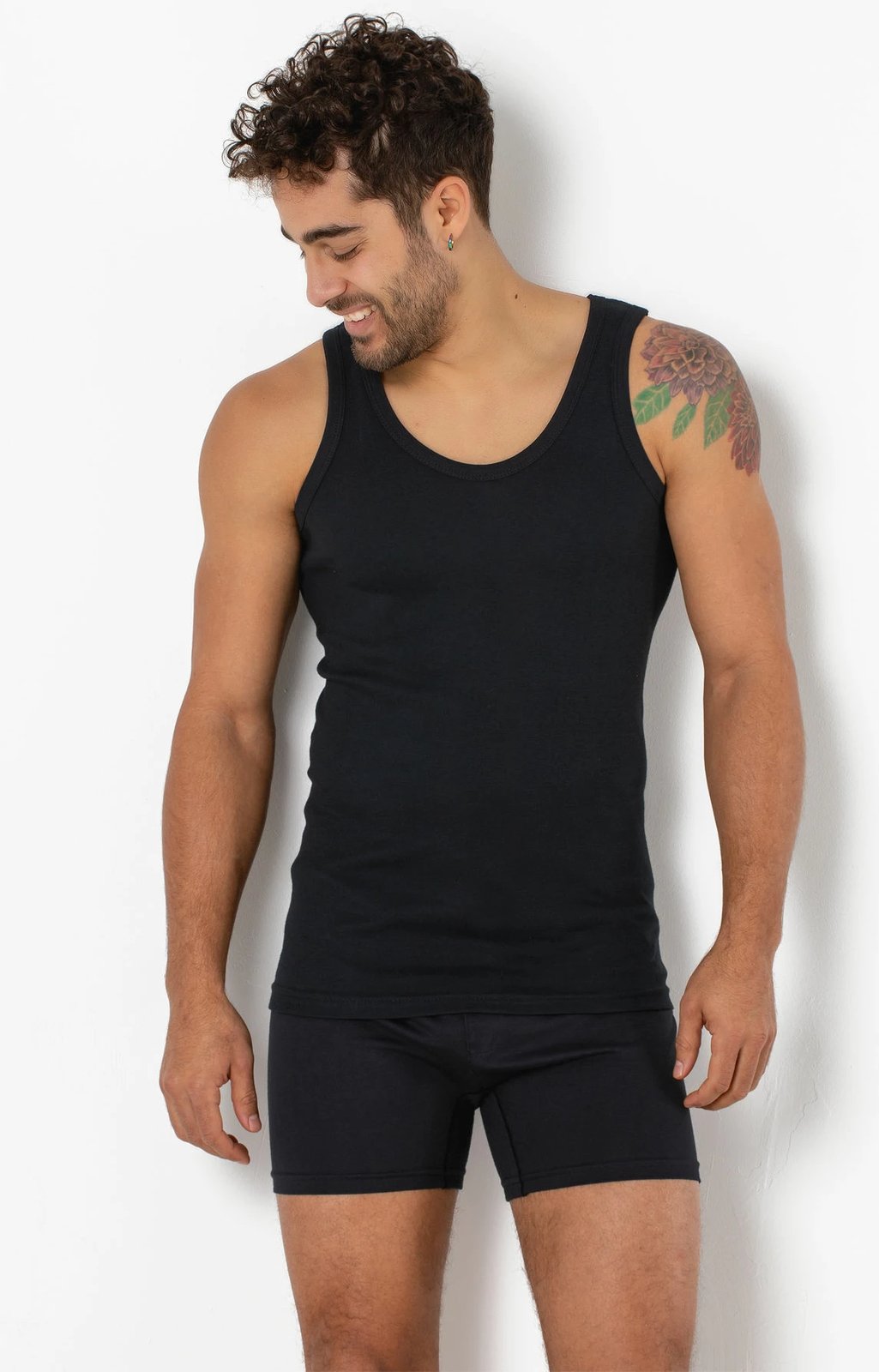 Fanellë e brendshme për meshkuj Jumeon, 001-021001, e zezë