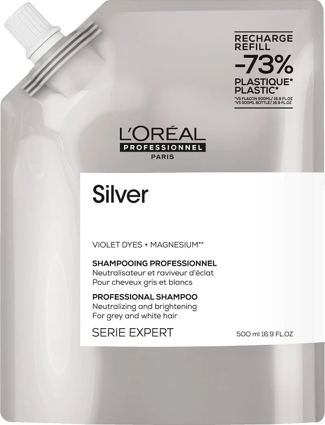 Shampon për femra L'Oreal Professionnel Serie Expert Silver, 500ml refill