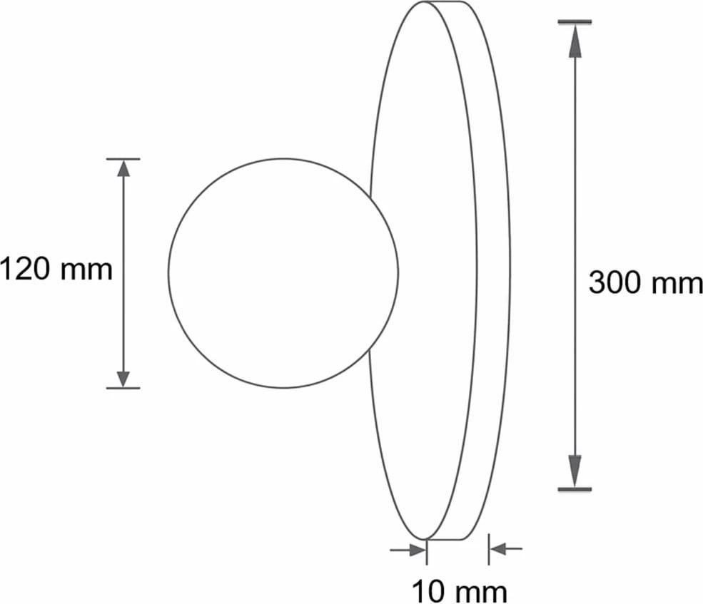 Llambë tavani Opviq, Tor-Tun, trup travertini, kapak qelqi, bezhë/bardhë