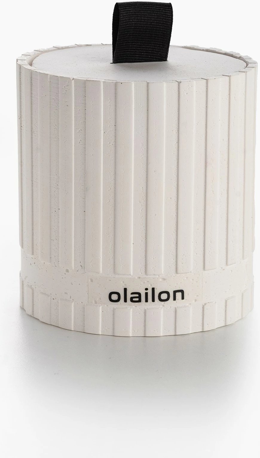 Qiri dekorativ Aberto Design, Sutun, i bardhë, i zi