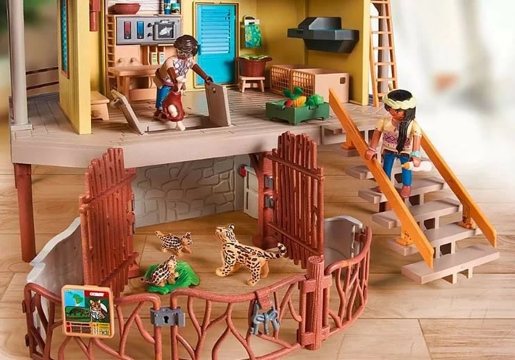 Set lodrash Playmobil Wiltopia Animal Care Center 71007, 347 pjesë