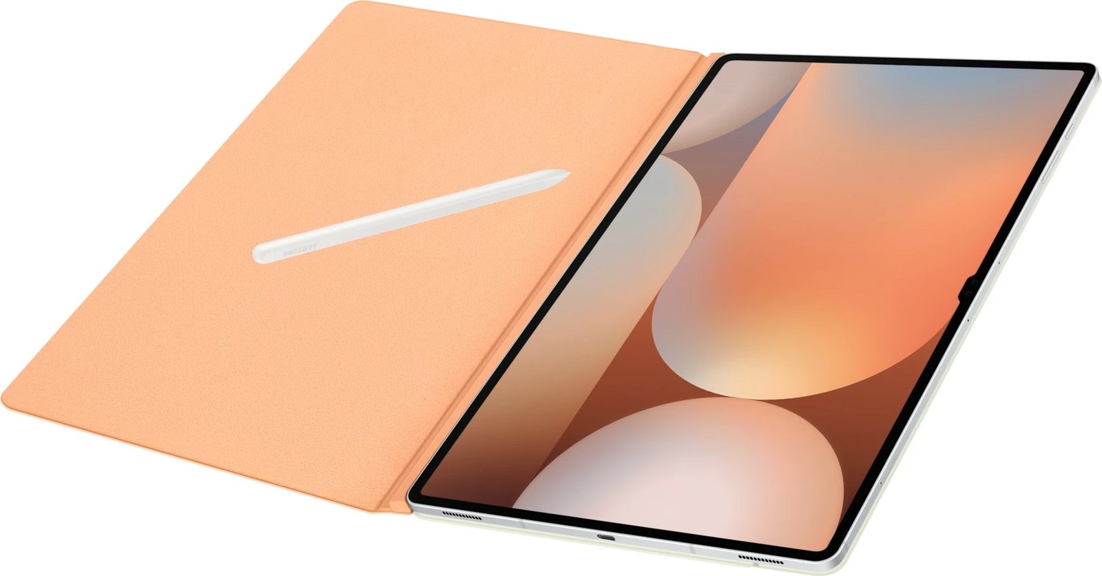 Mbështjellës folio Samsung Galaxy Tab S10 Ultra, S9 Ultra, 37.1 cm (14.6"), portokalli