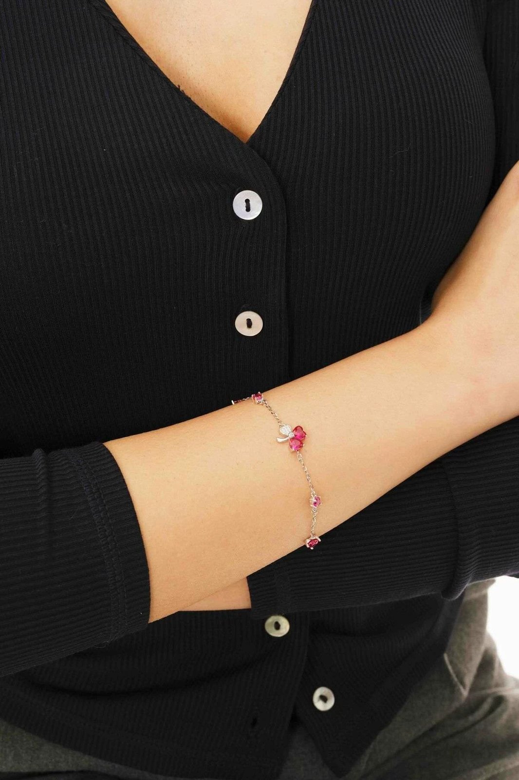 Byzylyk argjendi, ngjyrë fuchsia, Jumeon, SGTL12640