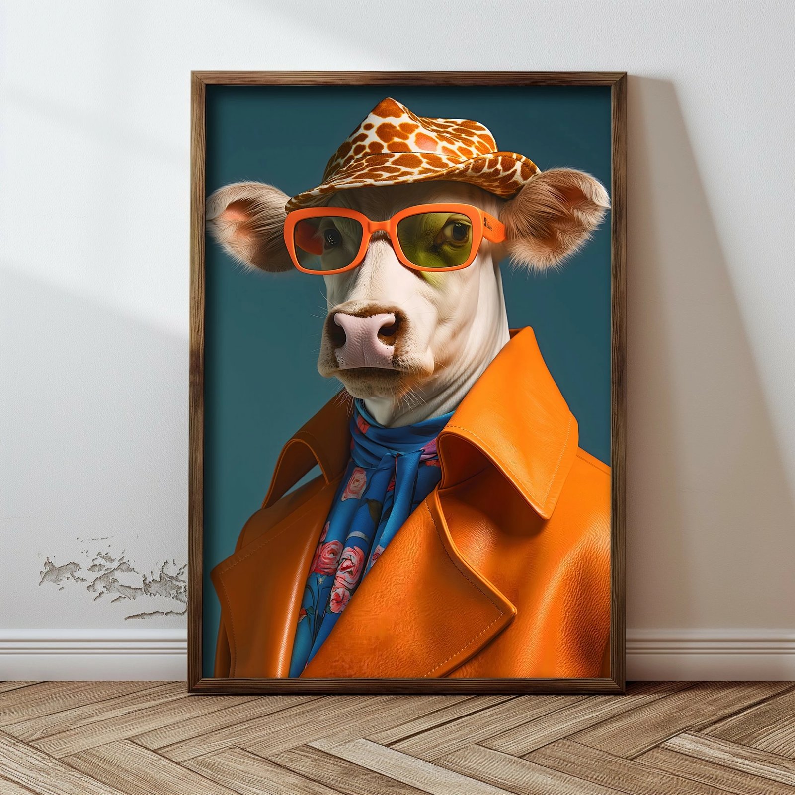 Pikturë dekorative me kornizë MDF, shumëngjyrëshe, Wallity GE143-L