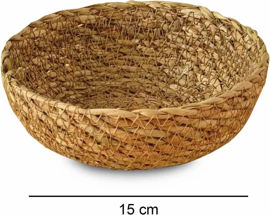 Set shporta prej jute, 2 copë, ngjyrë bezhë, Evila Originals, 241445
