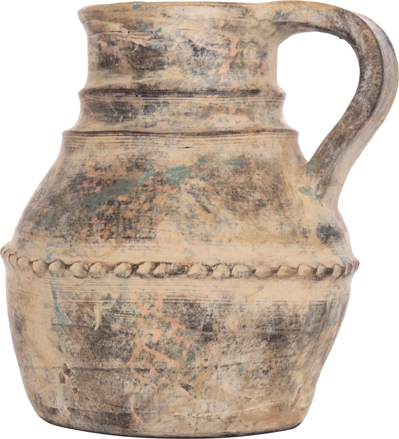 Vazo dekorative tavoline VERMO, terrakotë, ngjyrë krem-bezhë, Φ20x20.5cm Vazo dekorative tavoline VERMO, terrakotë, ngjyrë krem-bezhë, Φ20x20.5cm