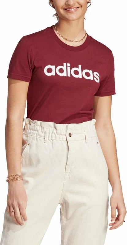 Maicë adidas për femra, e kuqe