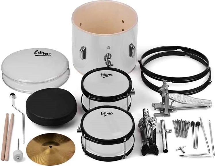 Bateri akustike për fëmijë V-TONE VD JUNIOR, të bardha