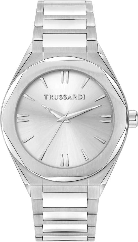 Orë dore TRUSSARDI R2453156006 për meshkuj, e argjendtë