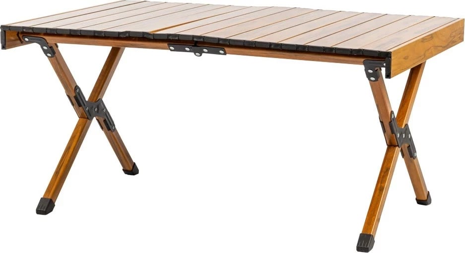 Tavolinë palosëse Mirpol DREVO 90, alumini, me çantë