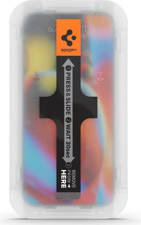 Xham i kalitur, Spigen Glas.tR EZ Fit, për iPhone 13/13 Pro/14/16e, 0.58mm 9H, set 2 copë