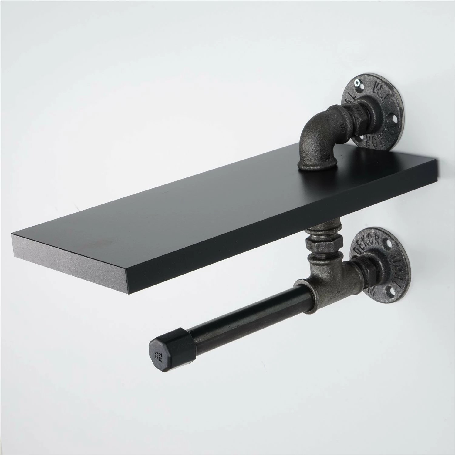 Raft muri Pipe, ngjyrë e zezë, BORURAF238