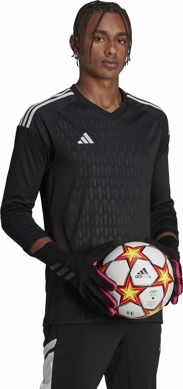 Fanellë portieri për meshkuj adidas, e zezë