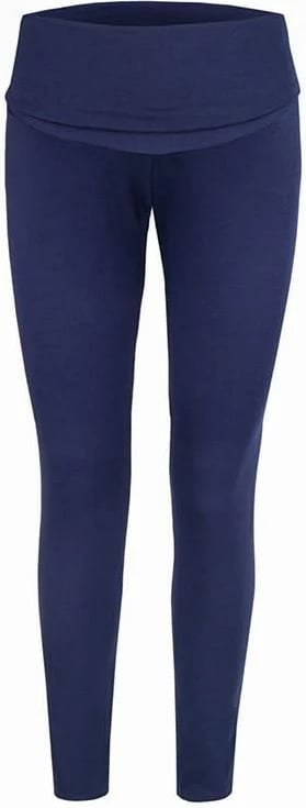 Leggins shtatzënie bel i lartë, milk & love, gjatë, 92% pambuk 8% elastan, madhësi XL, blu