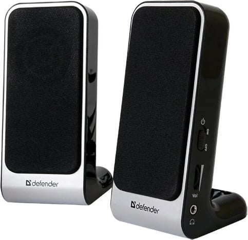 Altoparlantë me tela Defender IronKey SPK-225, ngjyrë e zezë