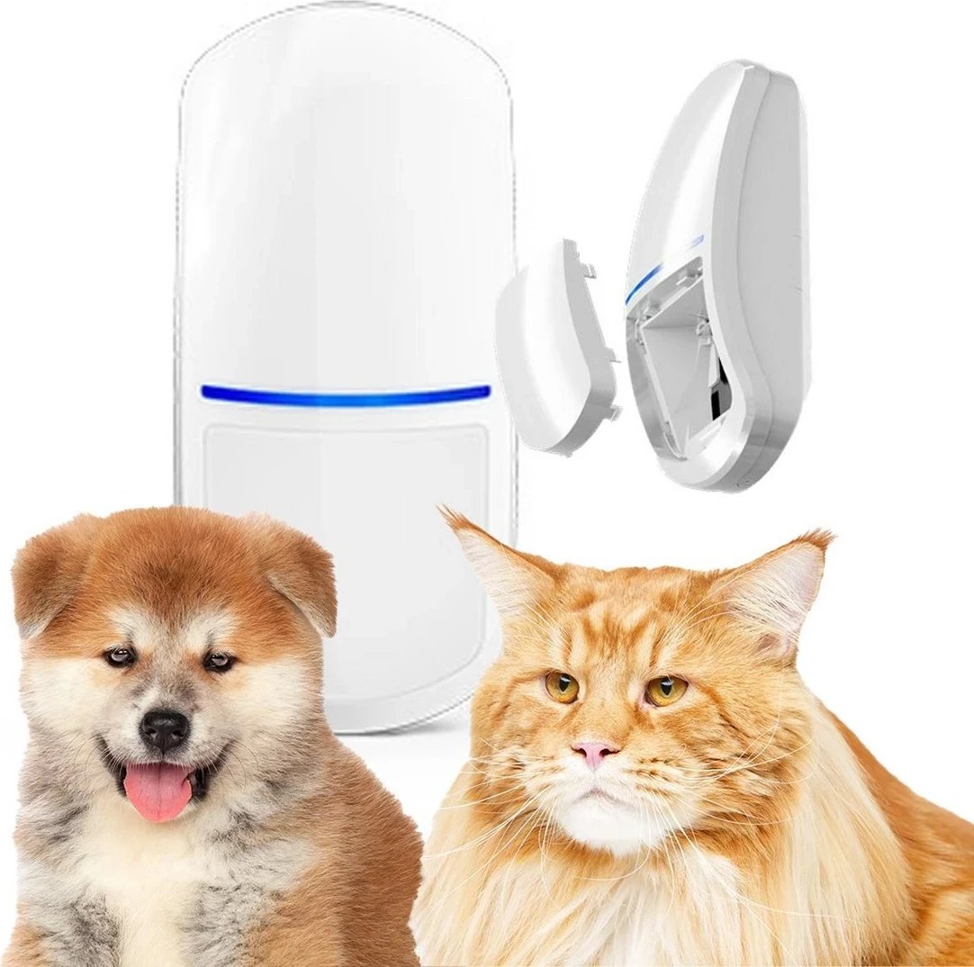 Sensor lëvizjeje SATEL SLIM-PIR-PET, wireless, për tavan/mur, i bardhë