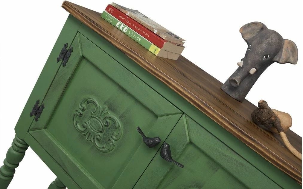 Komodë Hanah Home, Ada, ngjyrë e gjelbër e çelët