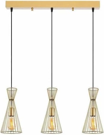 Llambë tavani Opviq, trup metalik, ngjyrë e zezë, 120-172 Llambë tavani Opviq, trup metalik, ngjyrë e zezë, 120-172