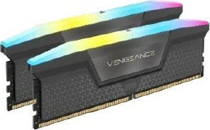 RAM Memorje Corsair Vengeance RGB DDR5 CMH16GX5M2B5600Z40 16GB (2x8GB) 5600MHz CL40, e zezë, set 2 copë