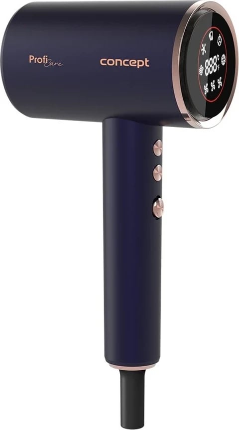 Tharëse flokësh CONCEPT VV8100, BLDC, LCD, 1600 W, vjollcë