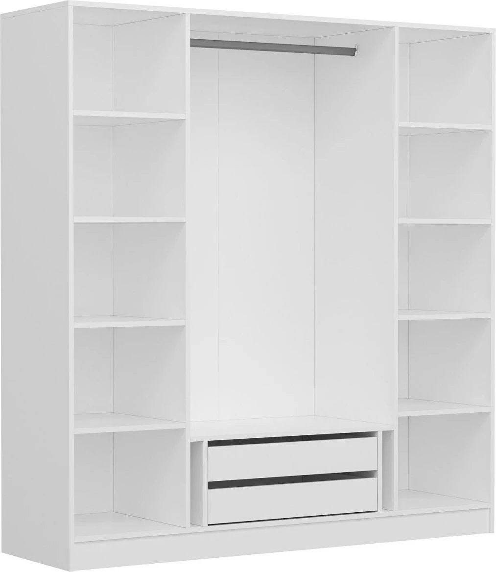 Dollap Skye Decor, ngjyrë e bardhë, 180x190x52cm