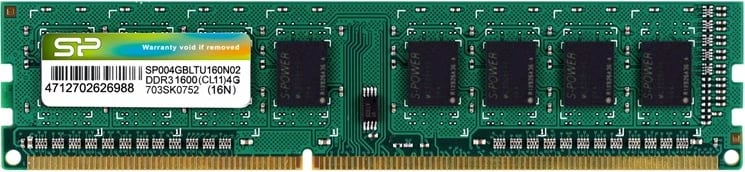 Modul për RAM memorie Silicon Power, 4GB DDR3, 1.6 GHz