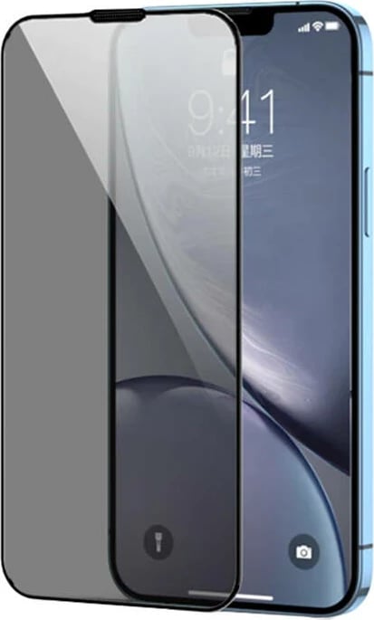 Xham i temperuar Joyroom HQ-Z34 për iPhone 15 Pro me kornizë të zezë