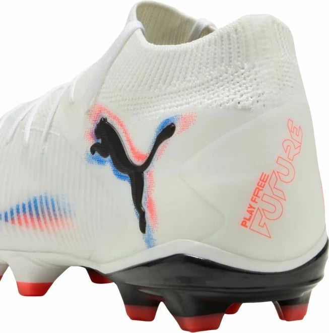 Atlete futbolli për fëmijë Puma, të bardha/portokalli