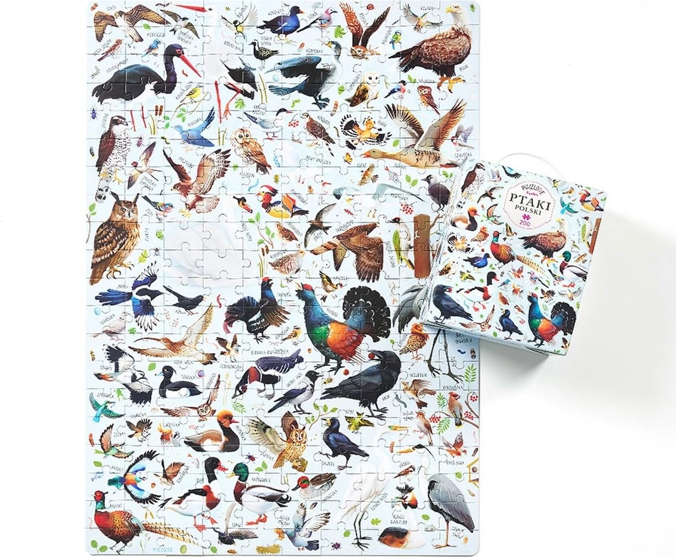 Puzzle CzuCzu Puzzlove Birds of Poland, 200 pjesë