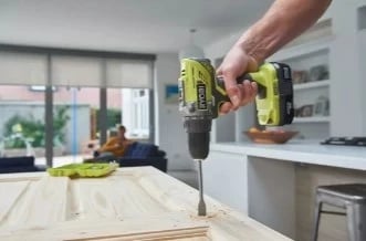 Shrafciger Ryobi R18DD3-0, 18 V, 1800 RPM, Jeshil
