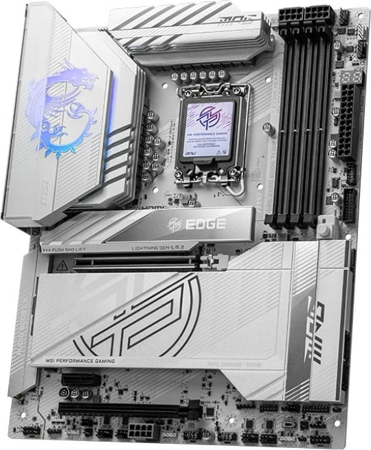 Pllakë amë MSI MPG Z890 Edge TI WIFI, Intel, DDR5, e bardhë