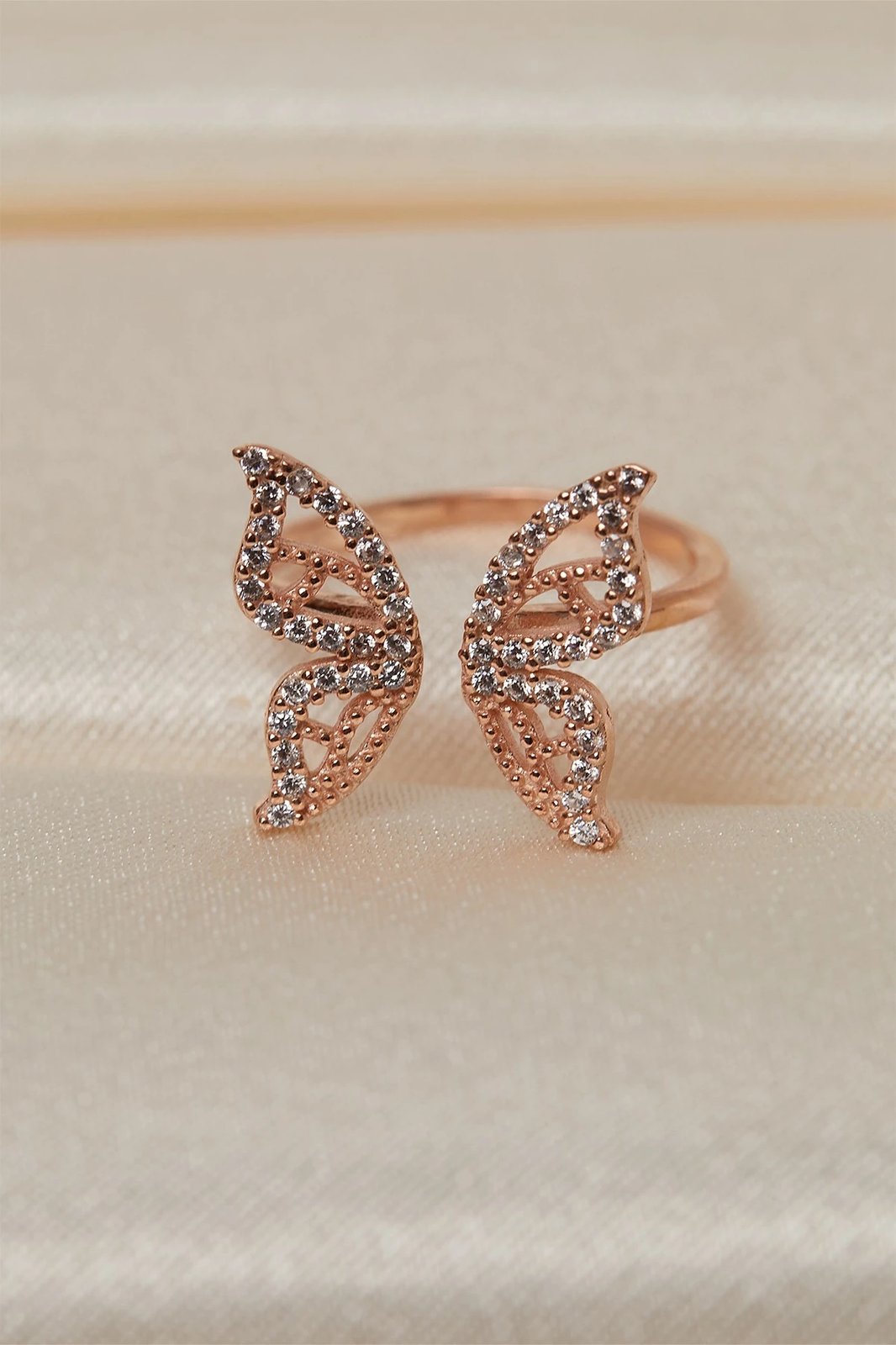 Unazë argjendi, ngjyrë ari rozë, Elika, ELKAB92067R