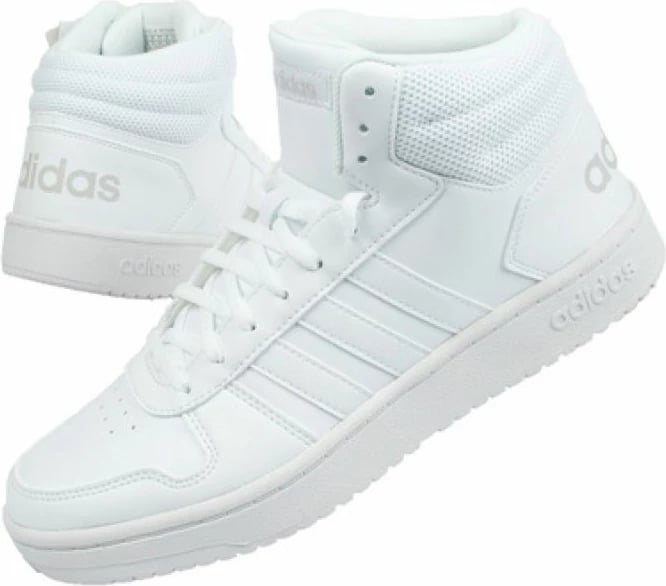 Atlete adidas Hoops 2.0 për femra, të bardha