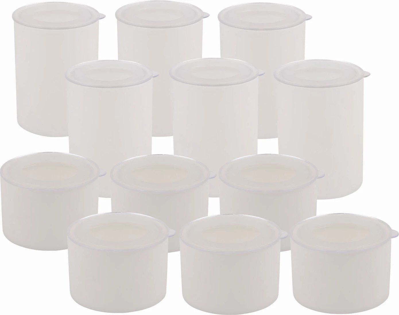 Set kuti plastike për organizim, 12 copë, Hermia Concept, WHJCL12C0804L