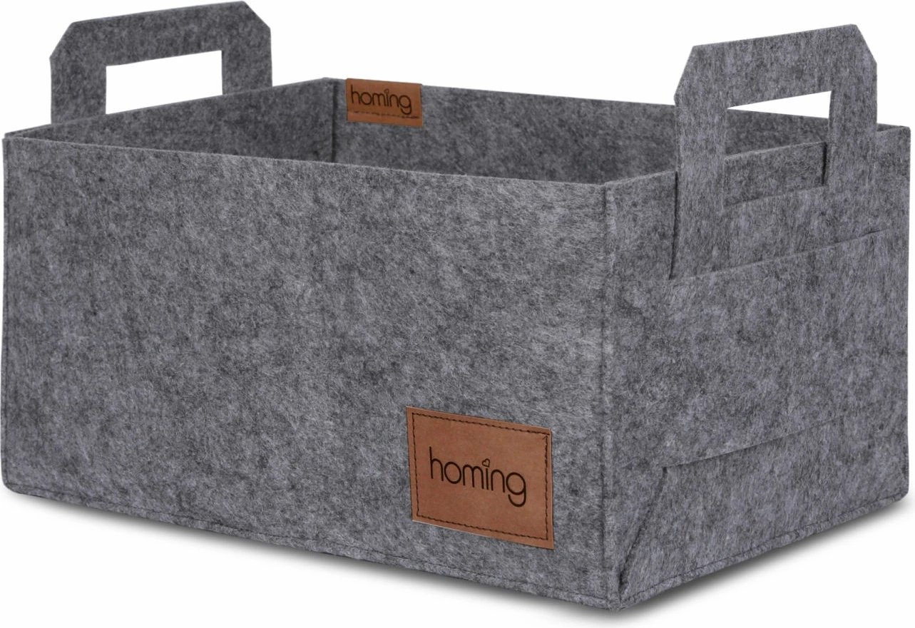 Organizues tavoline prej ndjese, ngjyrë gri, Aberto Design, HMY-6259, 30x20x15cm