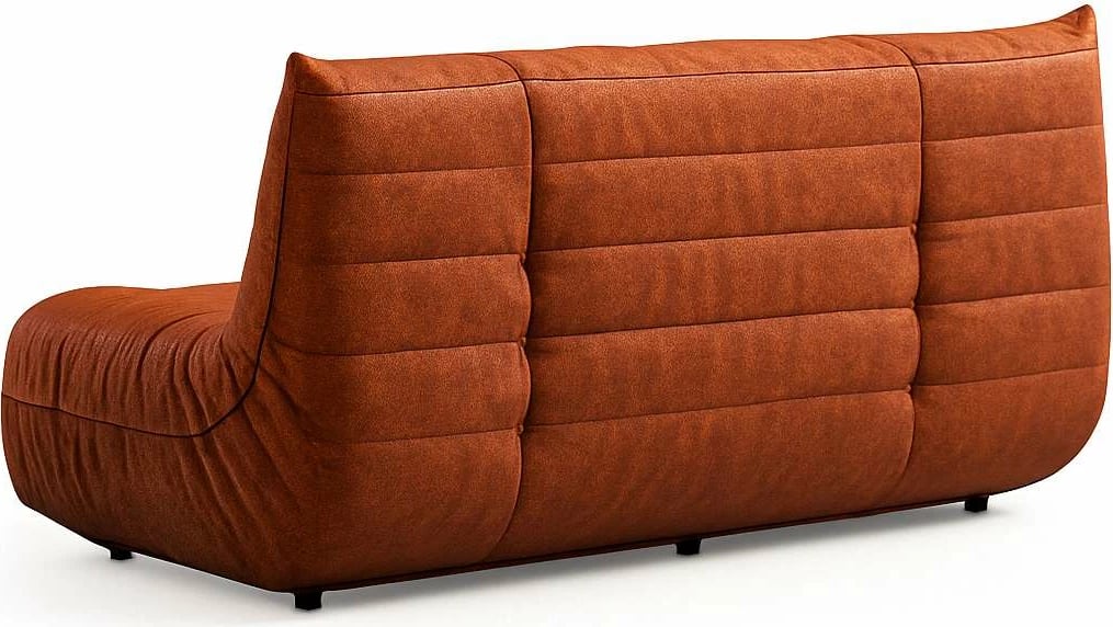 Divan 3-ulësesh, ngjyrë e kuqe, Atelier del Sofa, Bocek