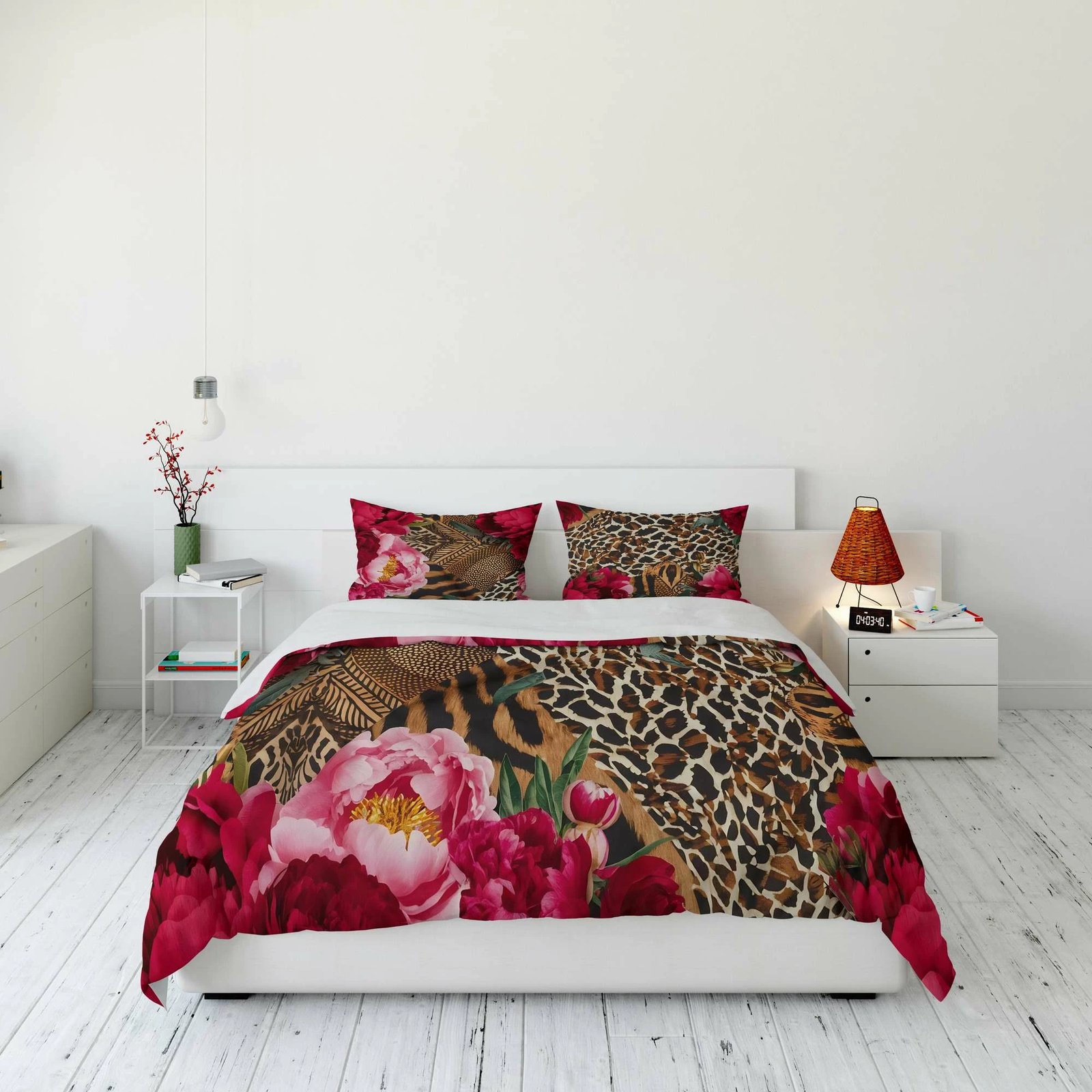 Set mbulesë për jorgan Super King, shumëngjyrëshe, L'essentiel, FLW_DVT25-40