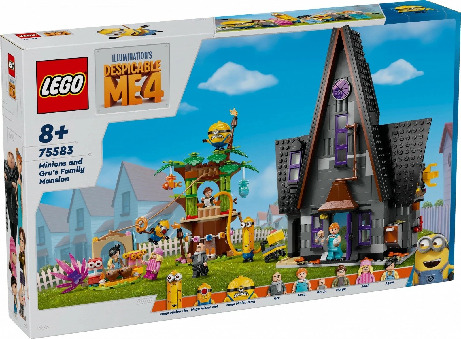 Set LEGO Minions Gru's Family Residence 75583, 868 pjesë, plastikë, për fëmijë, shumëngjyrësh