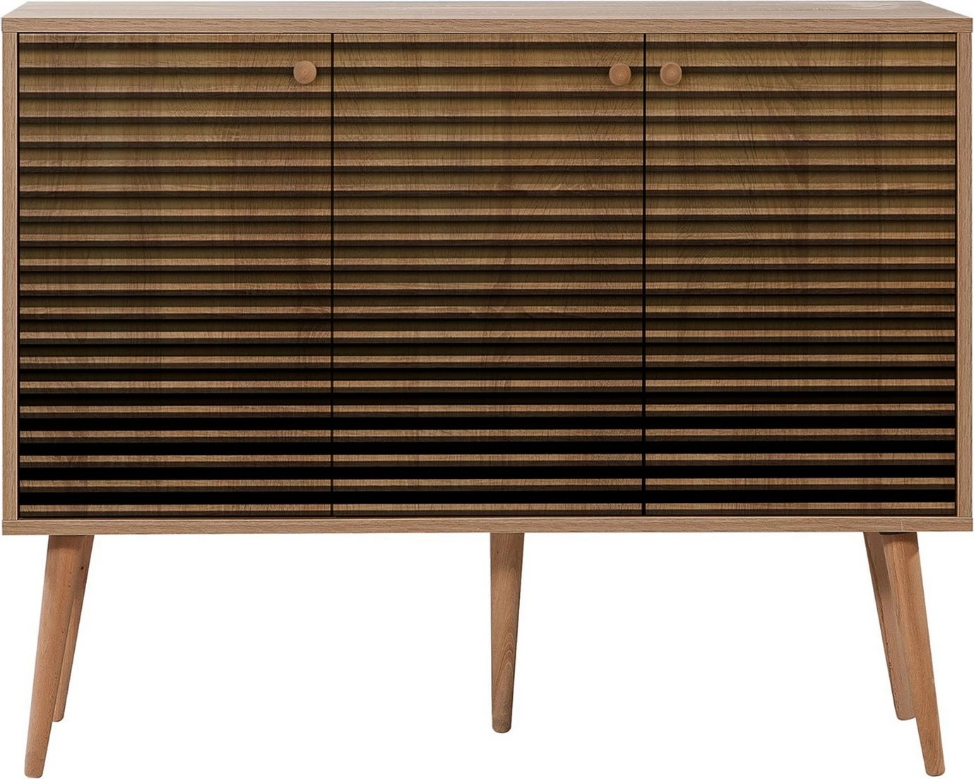 Konsolë Hanah Home, Mega-220, ngjyrë lisi Sonoma