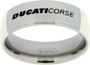 Unazë DUCATI JEWELS për meshkuj, argjendtë