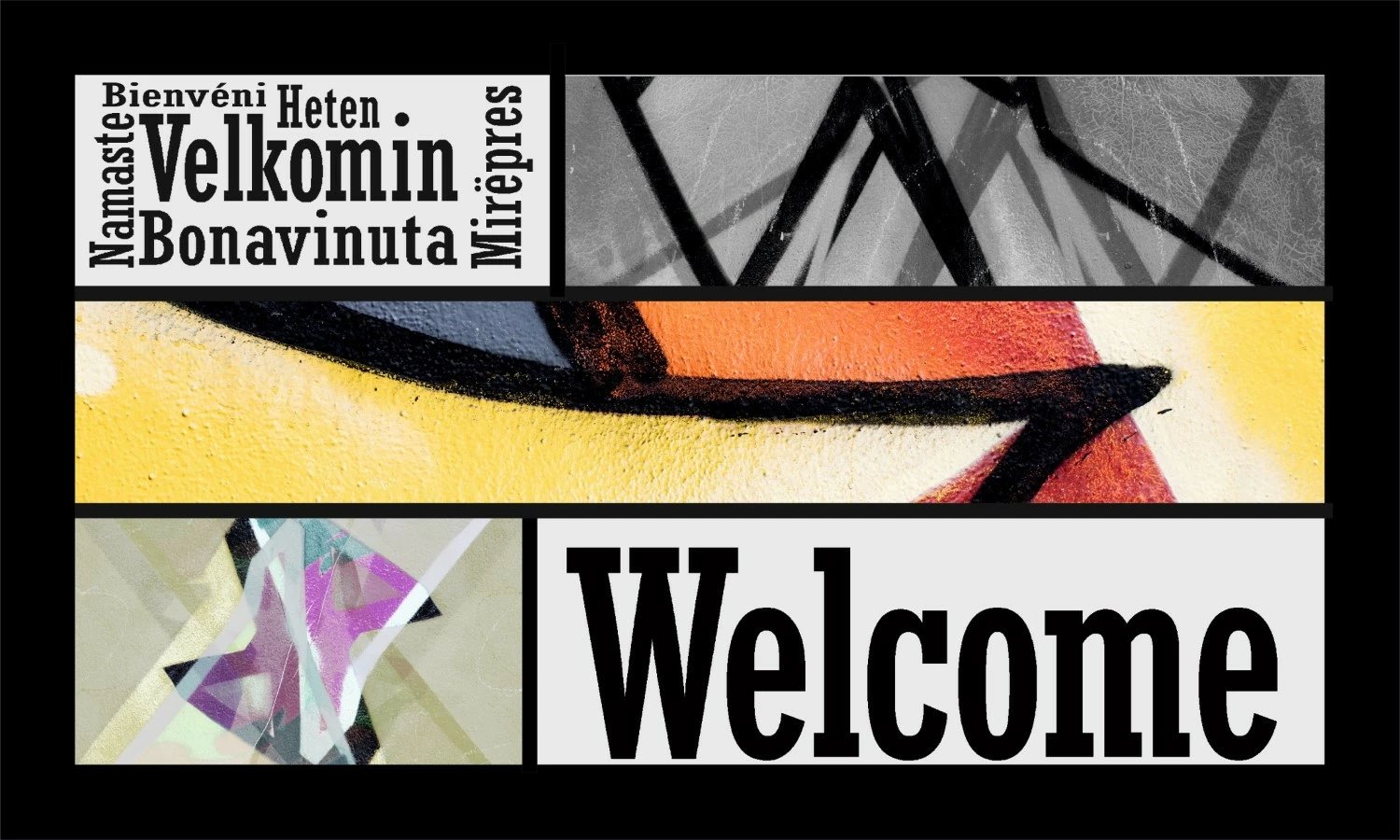 Shilte hyrëse PVC, dizajn Aberto, Namaste, shumëngjyrëshe, 45x70cm