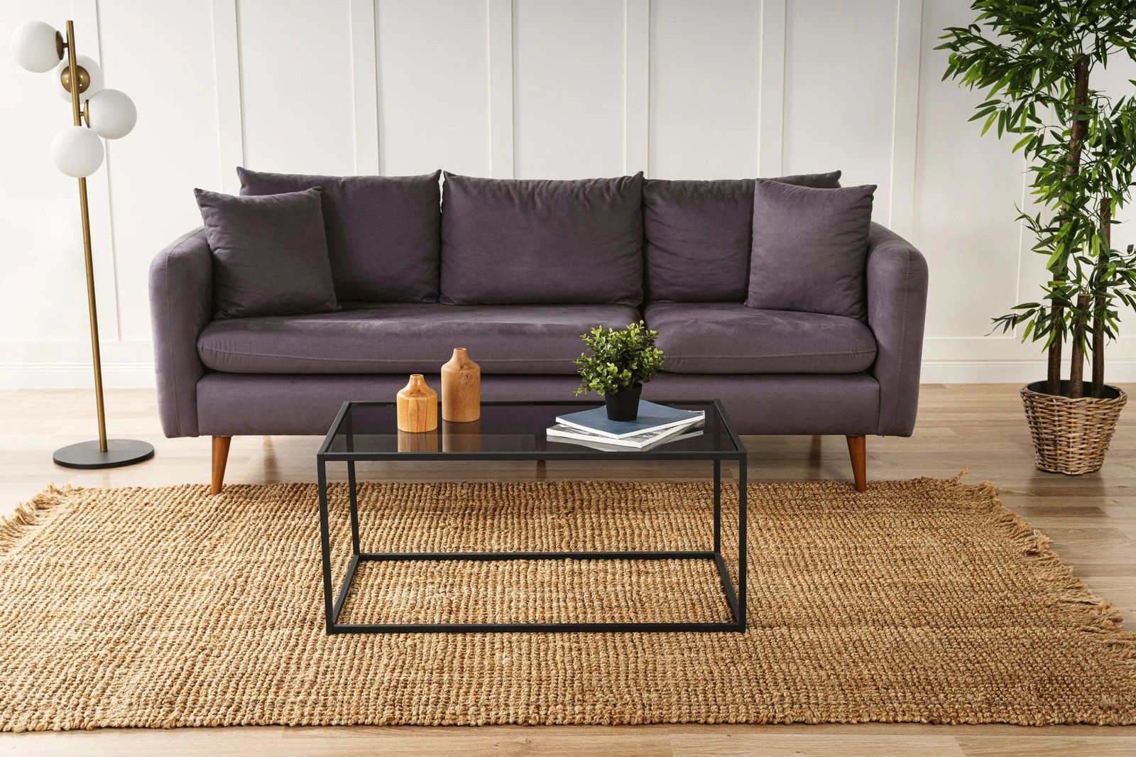 Tavolinë kafeje Hanah Home, Lizbon, xham i tymosur